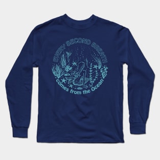 Whispers of the Sea: Mermaid Charms Long Sleeve T-Shirt